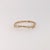 Contemporary Dainty Natural Diamond Stackable Band in Solid 14k Yellow Gold, Size 6.75 For Sale - Image 3 of 6