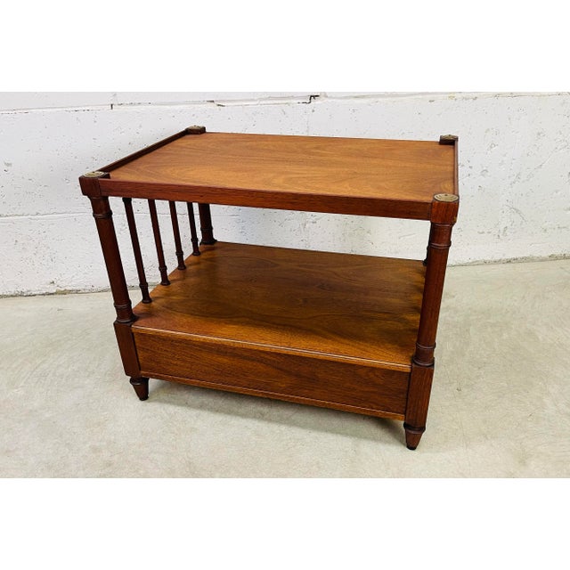 Wood Vintage 1960s Morganton Tidewater Collection Side Table For Sale - Image 7 of 10