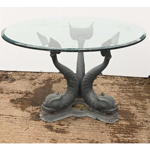 Italian Bronze Sea Serpent Table For Sale - Image 3 of 9