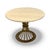 Organic Modern Kreiss Travertine & Gilt Iron Dunbar Inspired Wheat Sheaf Center Table For Sale In Atlanta - Image 6 of 11