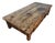 Antique Solid Teak Coffee Table For Sale