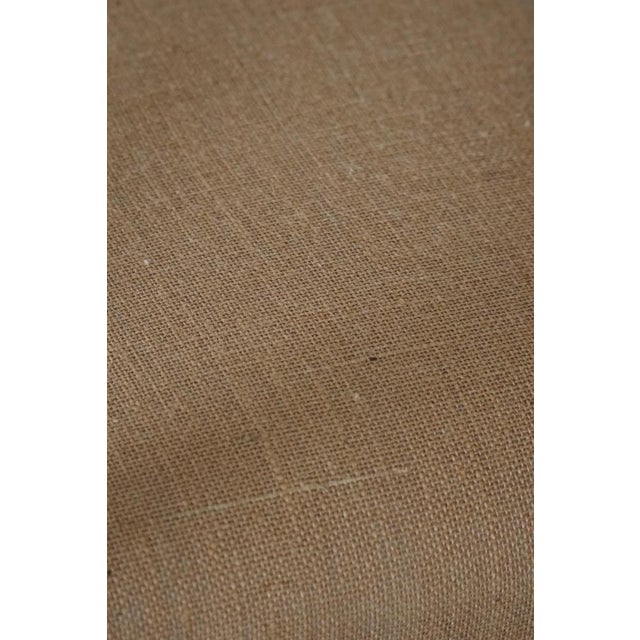 Mid-Century Modern Kurul Armchair in Oak and Hessian by Henning Kjærnulf, 1960s For Sale - Image 16 of 18