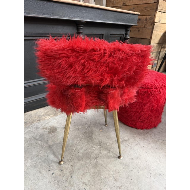 Moumoute Chairs and Ottoman from PELFRAN, France, Set of 3 For Sale - Image 6 of 13