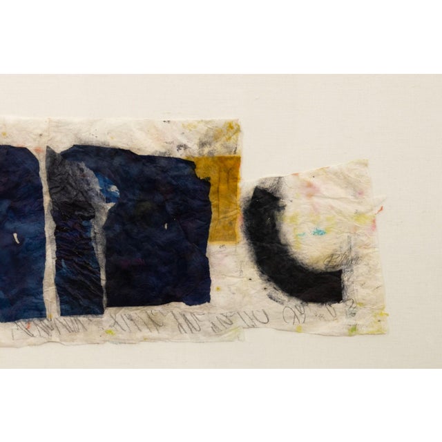 Rosi Marx Untitled Signed Original Mixed-Media Collage on Paper Contemporary For Sale In Detroit - Image 6 of 7