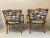 1930s Pair of Petite Vintage Bergere Chairs For Sale - Image 9 of 12