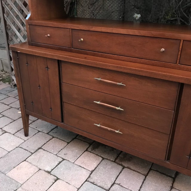 MidCentury Broyhill Saga Buffet & Hutch Chairish