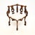 A beautiful and impressive antique carved walnut corner chair. This was most likely made in Italy, we would date it to...
