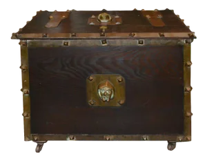 Early 20th Century Franciscan Friar Storage Box