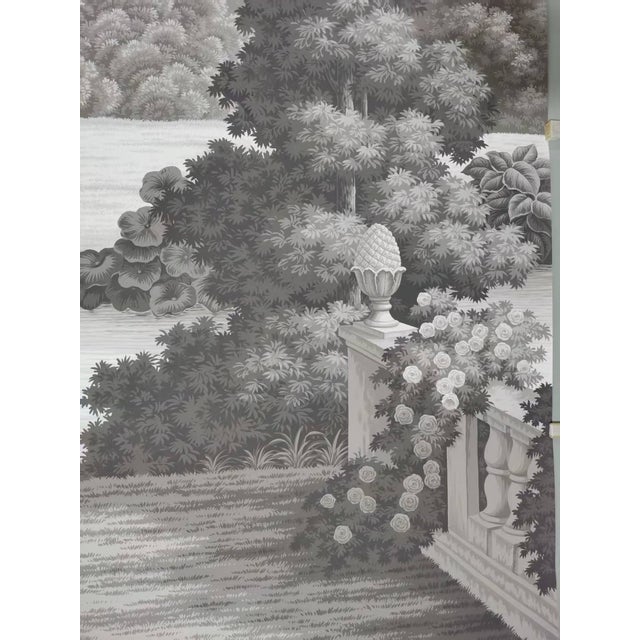 Landscape Wallpaper, Handpainted Wallpaper, Panoramic Wallpaper For Sale - Image 4 of 5