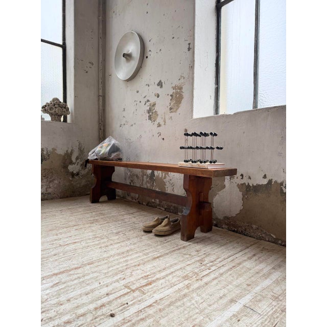 Walnut Benches, 1900, Set of 2 For Sale - Image 6 of 18