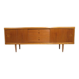 Restored h.w Klein Mid-Century Danish Teak Credenza For Sale