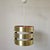 Gold Mid-Century Pandant in the style of Jo Hammerborg, Denmark, 1970s For Sale - Image 8 of 15