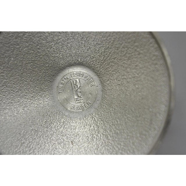 Vintage Royal Order of Jesters Figural Pewter Metal Mirth Is King Award Goblet For Sale - Image 12 of 14
