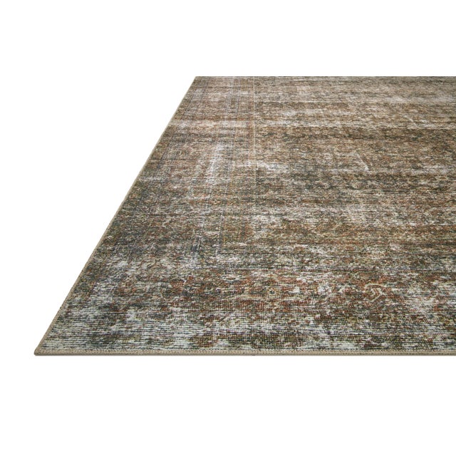 Burnt Umber Amber Lewis x Loloi Billie Tobacco / Rust 2'-6" x 9'-6" Runner Rug For Sale - Image 8 of 8