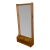 Mirror With Shelf, Pine, Model 279, Glass Master, Markaryd, 1960s For Sale