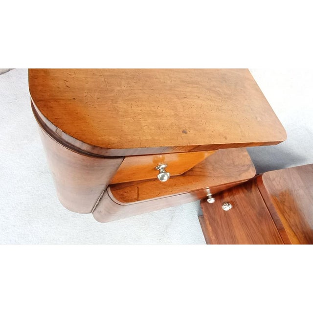 Bedside Tables by Jindřich Halabala for Up Závody, 1940s, Set of 2 For Sale - Image 17 of 18