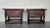 Wood 20th Century Pair of Spanish Nightstands with Two Drawers and Iron Hardware For Sale - Image 7 of 18