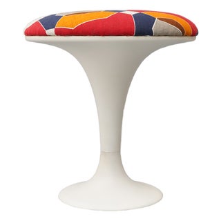 Space Age Stool with Tulip Base, 1960s For Sale
