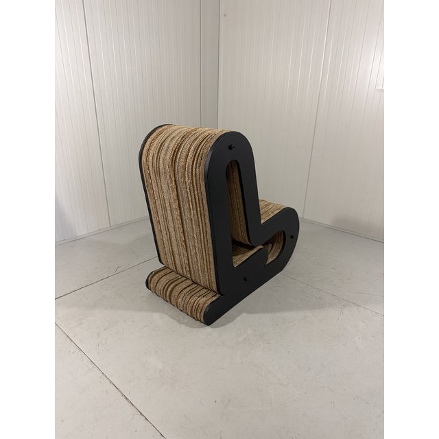 Sculpted Cardboard and MDF Lounge Chair, 1990s For Sale - Image 10 of 18