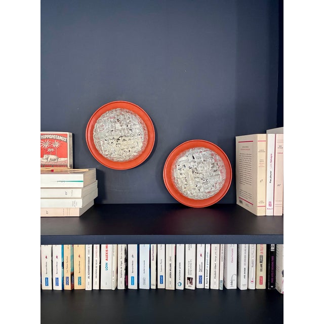 Vintage Cut Glass Wall Lights, 1960s, Set of 2 For Sale - Image 6 of 6