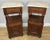 Bedside Tables in Carved Oak with Marble Top, Set of 2 For Sale - Image 14 of 14
