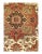 Indo Serapi design rug. Handmade Hand-knotted in fine lambswool. Lamb's Wool on a Cotton Foundation Vegetable Dyed Hand-...