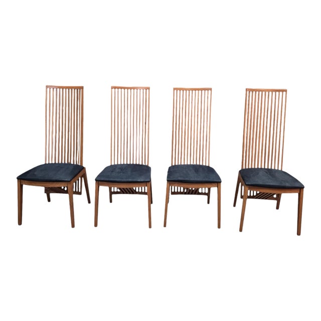 Vintage Italian Antonio Sibau "California" Side Chairs - 4 For Sale