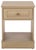 Shafa Side Table in Natural / Brass For Sale - Image 10 of 10
