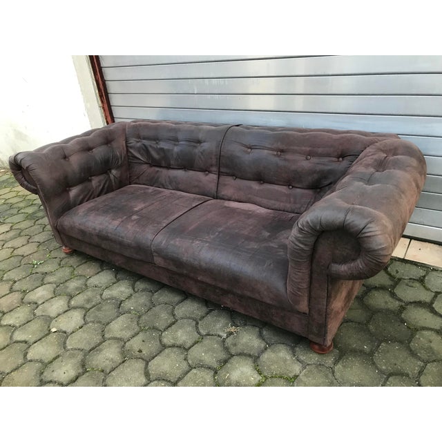 Chesterfield Style Couch Sofa, 1990s For Sale - Image 18 of 18