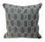 Bernhardt Contemporary Bernhardt Transitional Style Gray Geometric Print Duck Down Throw Pillow For Sale - Image 4 of 9