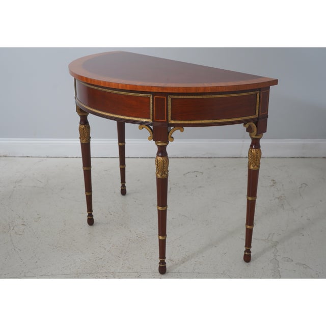 Age: C.1996 Details: National Trust High Sheen Reddish Mahogany Finish Mahogany Fine Carved Details High Quality...