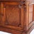 Late 19th Century Renaissance Revival Carved Walnut & Burl Barrel Roll Top Secretary C1890 For Sale - Image 5 of 18