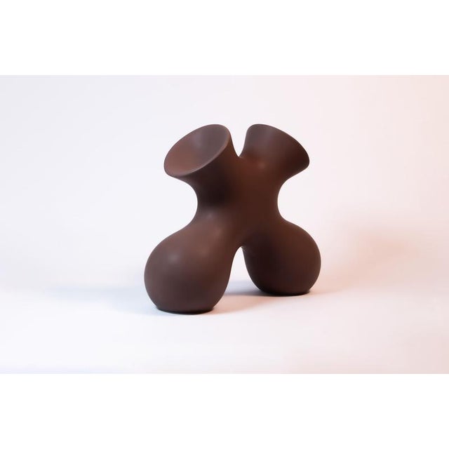 Tabono Vase in Ceramic by Soheila Mahmoodi For Sale - Image 13 of 18