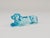 Art Deco French Dachshund Basset Hound Knife Rests in Light Blue Glass, 1930s, Set of 6 For Sale - Image 10 of 17