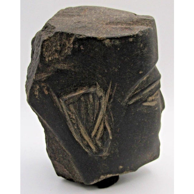 Pre-Columbian Mezcala Carved Stone Axe God Sculpture For Sale - Image 4 of 11