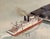 American Robert Wathen Signed Watercolor and Gouache Painting of Steam Boat Pushing Pipe Barges on Ohio River For Sale - Image 3 of 10