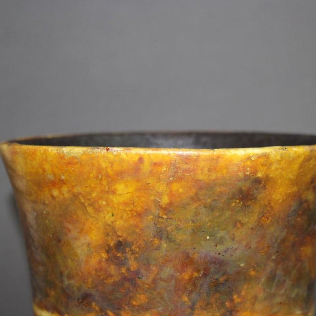 Vintage Italian Ceramic Cachepot by Guido Gambone, 1960s For Sale - Image 12 of 18