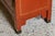 Antique Red Asian Cabinet For Sale - Image 9 of 10