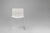 Mid-Century Modern White Chair with Metal Frame and Plastic Seat, Belgium, 2000s For Sale - Image 11 of 12