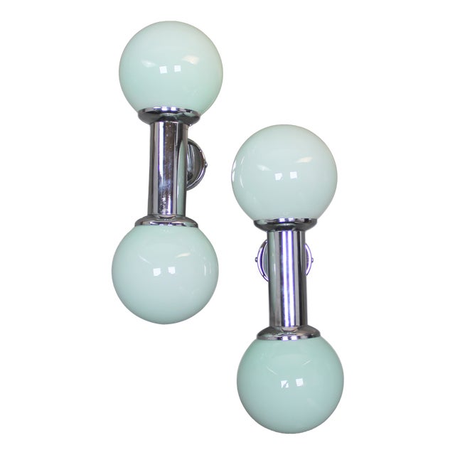 Crystal Wall Lights, 1970s, Set of 2 For Sale