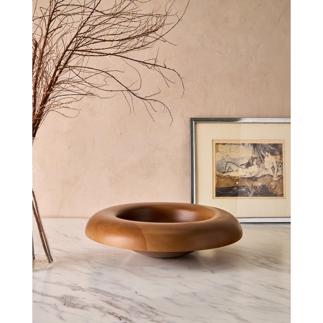 Mid-Century Modern Decorative "Rond Bowl" in Beech Wood by Colin King Studio for Audo Copenhagen For Sale - Image 3 of 7