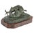 Metal Napoleon II Bronze Sculpture of Two Dogs Playing on a Marble Base For Sale - Image 7 of 7