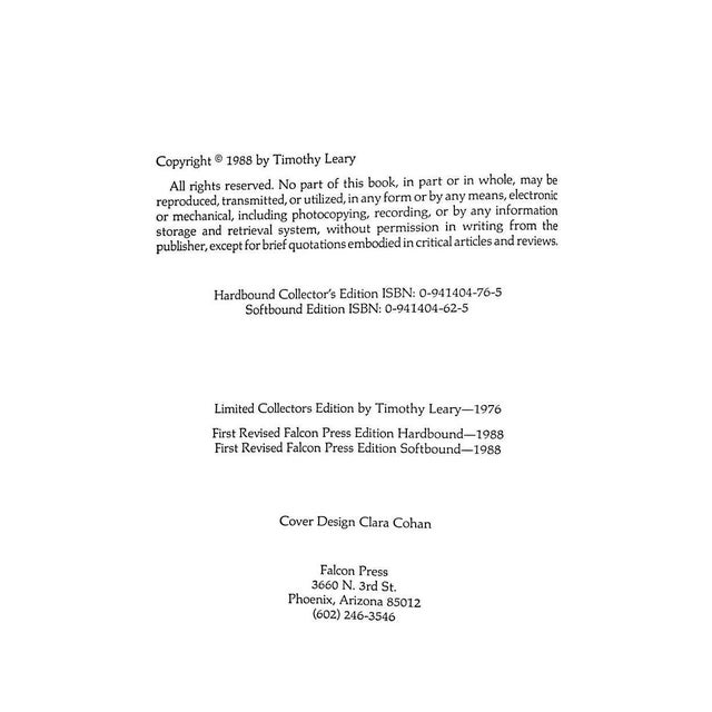 "What Does WoMan Want?" 1988 Leary, Timothy For Sale In New York - Image 6 of 7