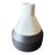 West Elm Ceramic Two-Tone Bud Vase For Sale