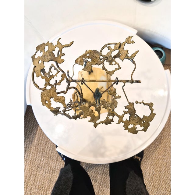 Bronze Tree Sculpture on Quartz For Sale - Image 4 of 6