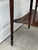 Pair of Vintage Hepplewhite Style Mahogany Side Tables With Pierced Galleries and Lower Shelves For Sale In New York - Image 6 of 12