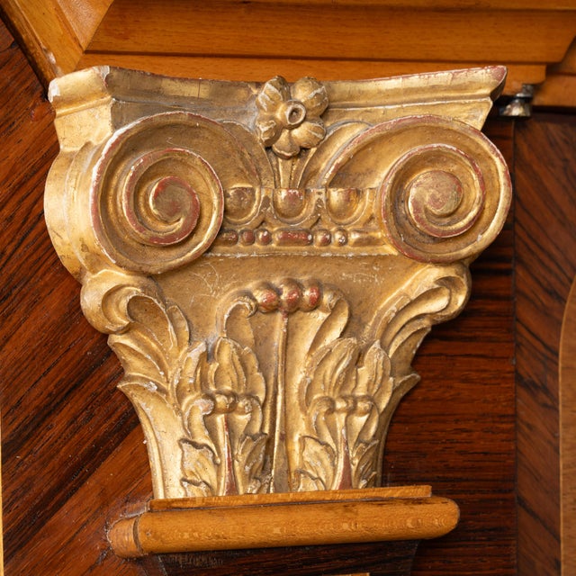 20th Century Pair of Large Rococo Inlaid Marquetry Cabinets, Sweden For Sale - Image 6 of 12