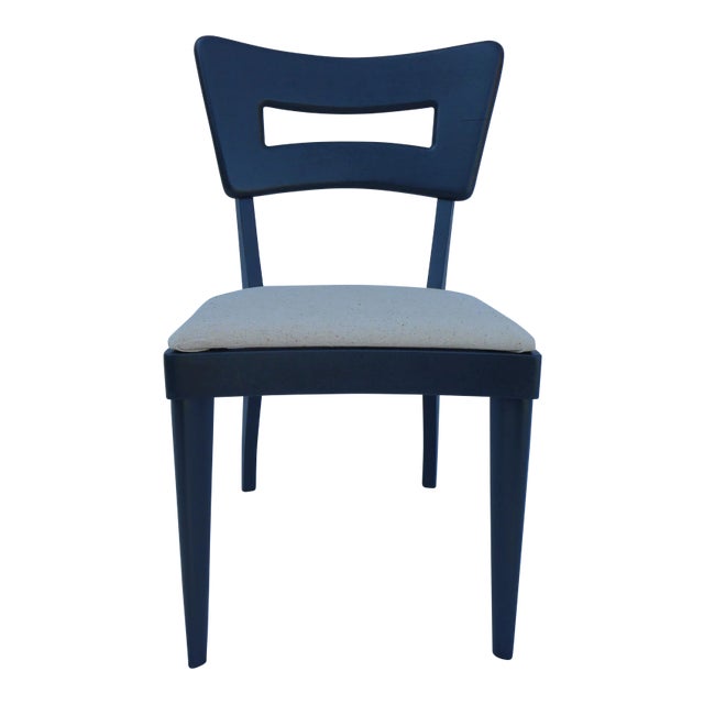 Heywood Wakefield Dark Gray Chair For Sale