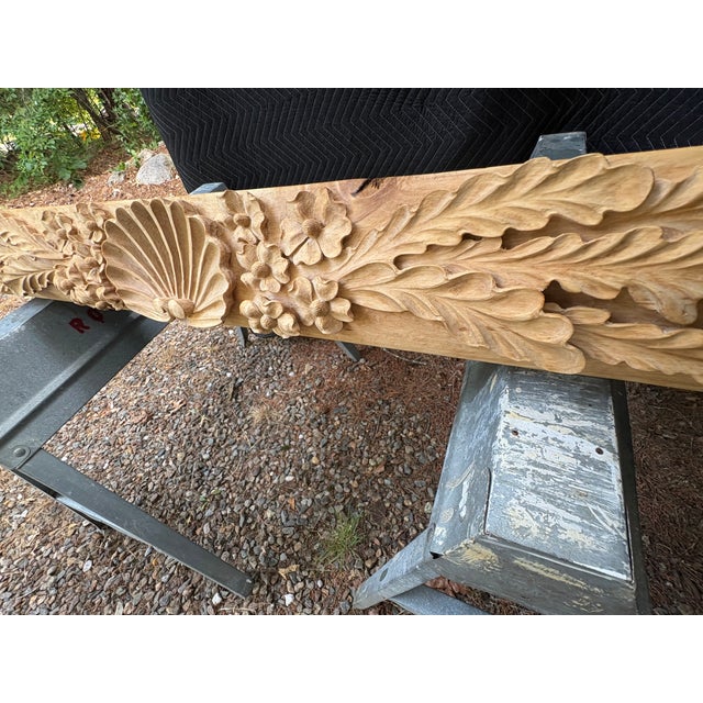 Baroque Hand Carved Mantle For Sale - Image 3 of 17
