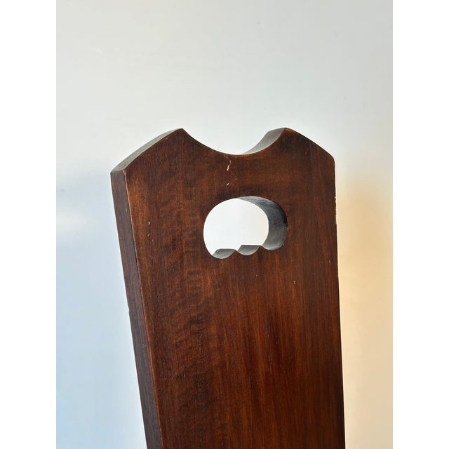 Vintage Rustic Wooden Chairs, 1960s, Set of 2 For Sale - Image 4 of 15